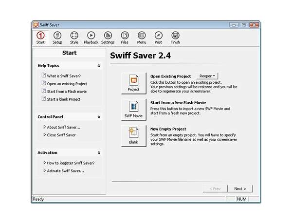 Swiff Saver for Windows - Download it from Habererciyes for free